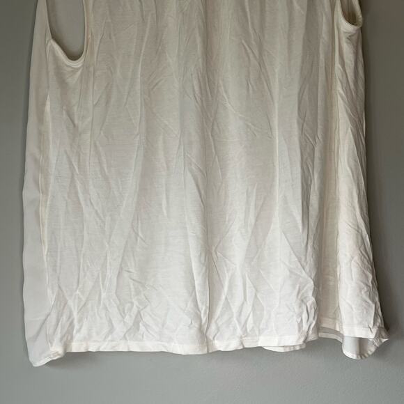 Loft Cream Tank Top Size Large - Picture 10 of 11